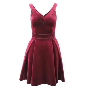 Maje Velvet Dress